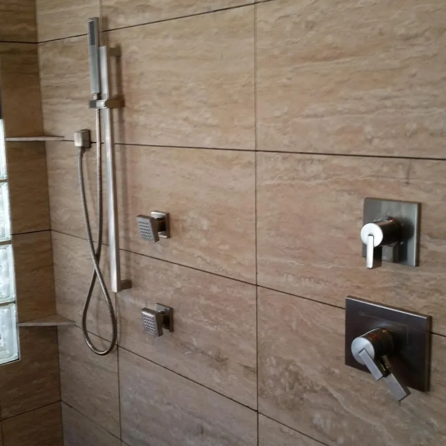 Shower fixture installation for Water Heater Replacement in McAllen